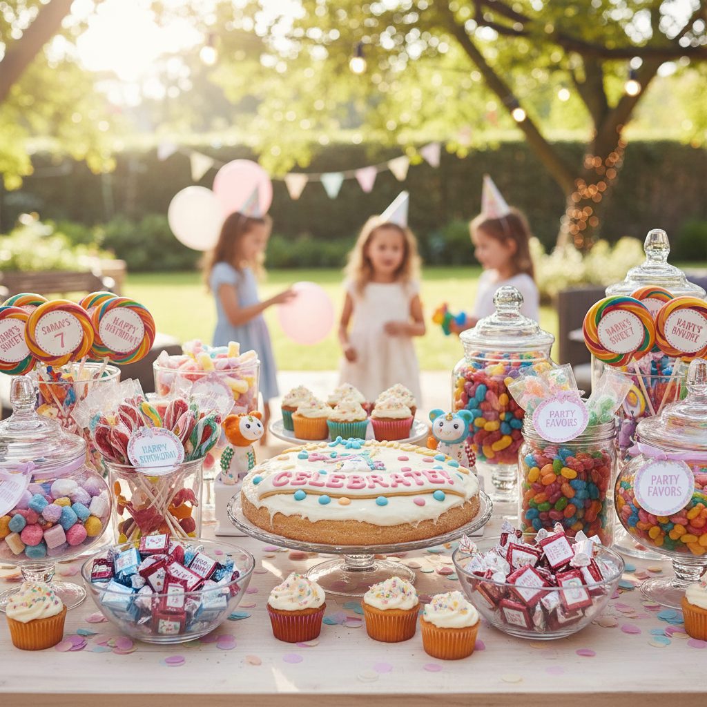 Realistische foto passend bij Welk gepersonaliseerd snoep is leuk voor een verjaardagsfeest? voor we